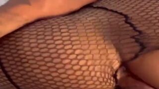 Juanita Belle Fishnet Lingerie Sex Tape Video Leaked