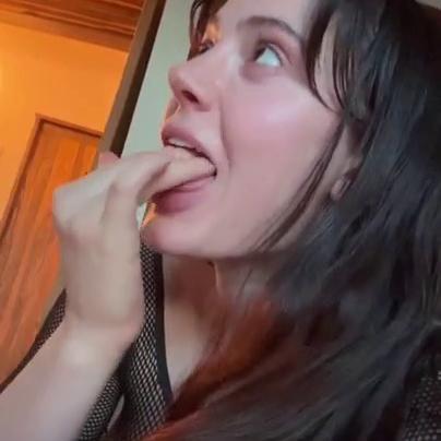 Jakara Mitchell Fishnet Lingerie Sex Tape Video Leaked